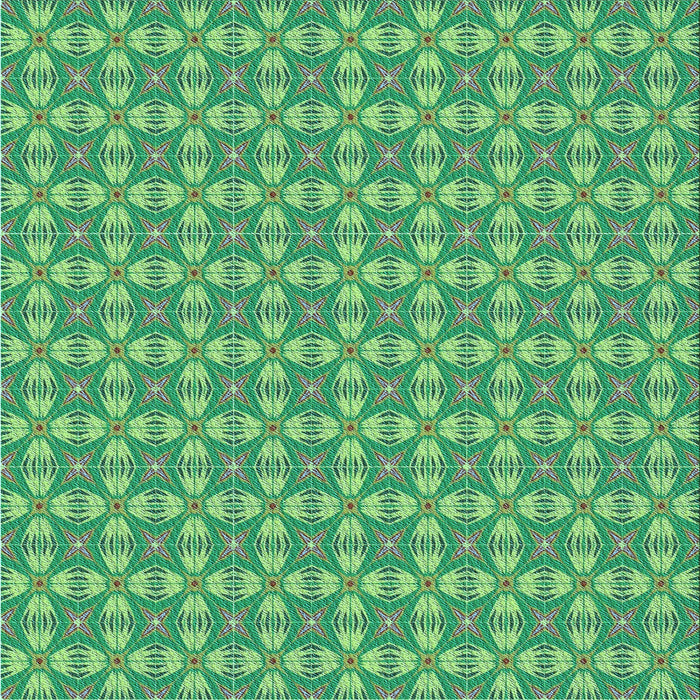 Round Patterned Green Rug, pat2897lblu
