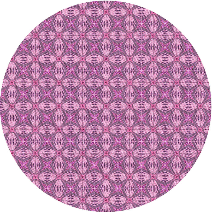 Square Patterned Violet Purple Rug, pat2897pur