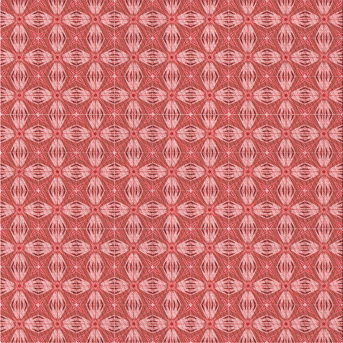 Round Patterned Ruby Red Rug, pat2897rd