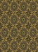 Machine Washable Transitional Bakers Brown Rug, wshpat2898brn