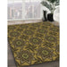 Patterned Bakers Brown Rug in Family Room, pat2898brn