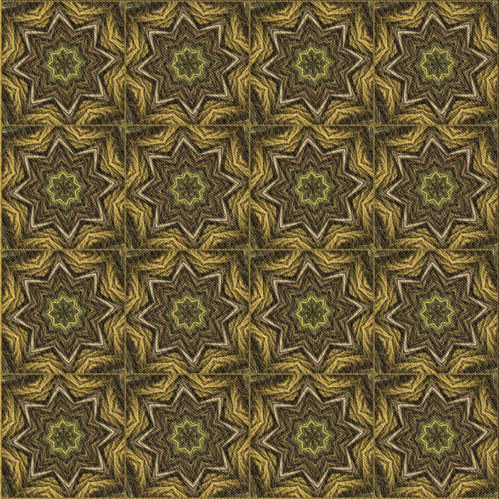 Round Patterned Bakers Brown Rug, pat2898brn