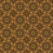 Round Patterned Bakers Brown Rug, pat2898org