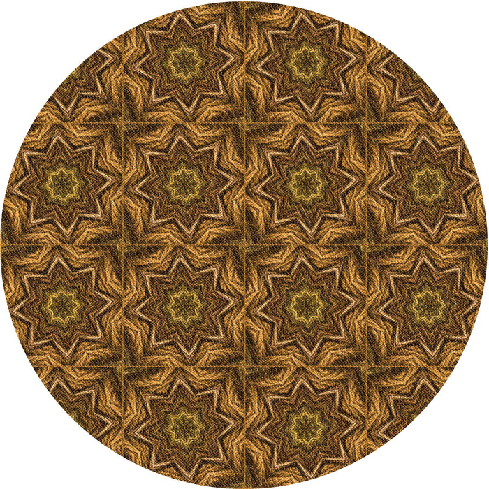 Square Machine Washable Transitional Bakers Brown Rug in a Living Room, wshpat2898org