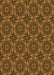 Patterned Bakers Brown Rug, pat2898org