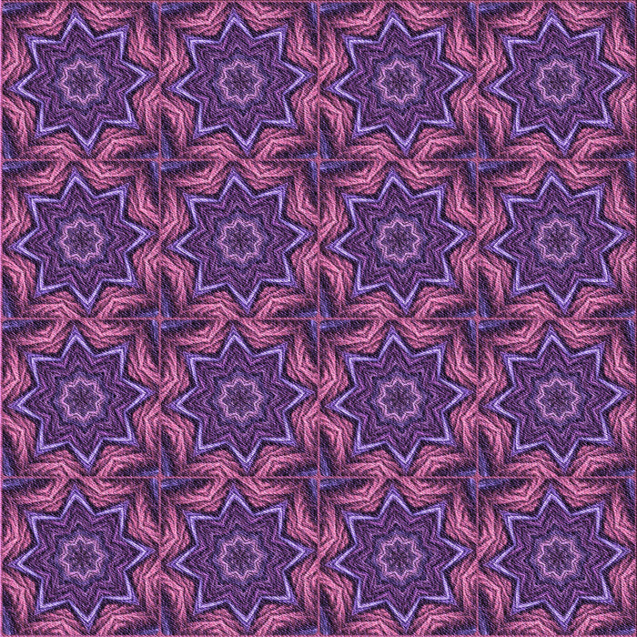 Round Patterned Purple Rug, pat2898pur