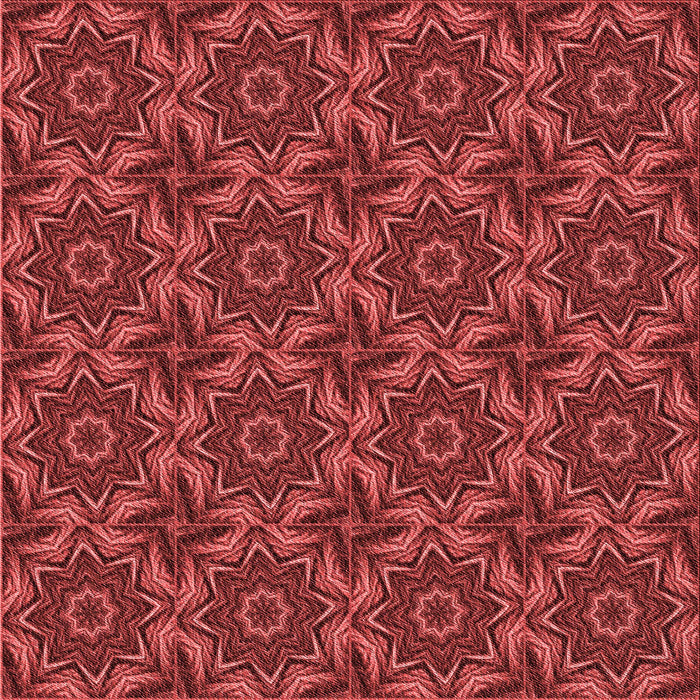 Round Patterned Red Rug, pat2898rd
