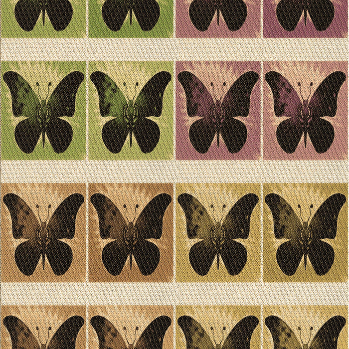 Machine Washable Transitional Metallic Gold Rug, wshpat2899brn