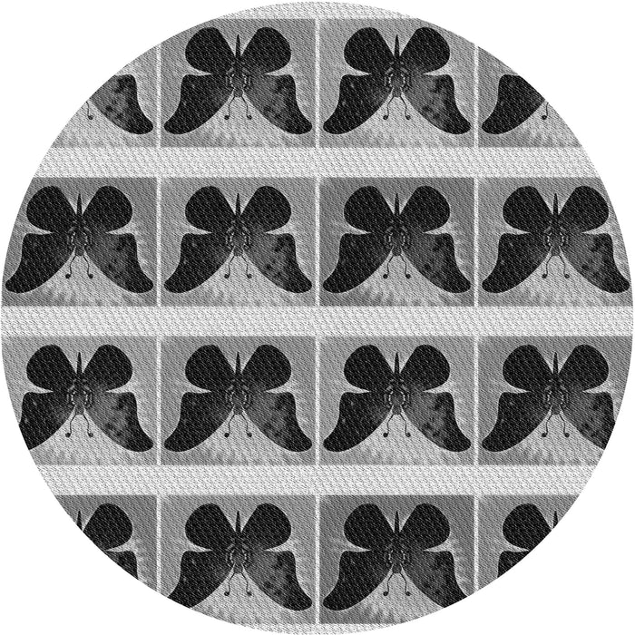 Square Machine Washable Transitional Silver Gray Rug in a Living Room, wshpat2899gry