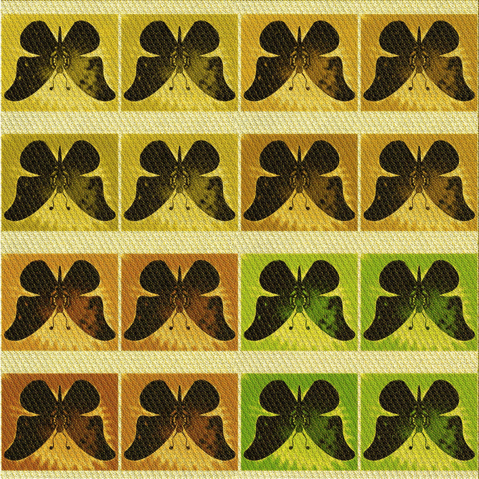 Round Patterned Dark Bronze Brown Rug, pat2899yw