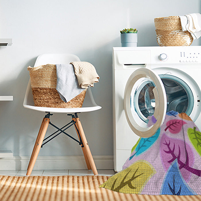 Machine Washable Transitional Pale Silver Gray Rug in a Washing Machine, wshpat289