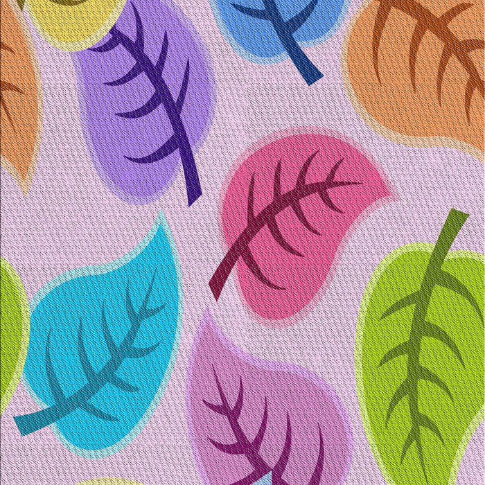 Patterned Pale Silver Gray Novelty Rug, pat289