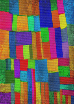 Patterned Dark Raspberry Purple Modern Rug, pat28