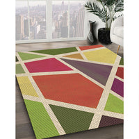 Patterned Metallic Gold Rug, pat29brn