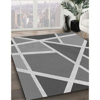 Patterned Cloud Gray Rug, pat29gry