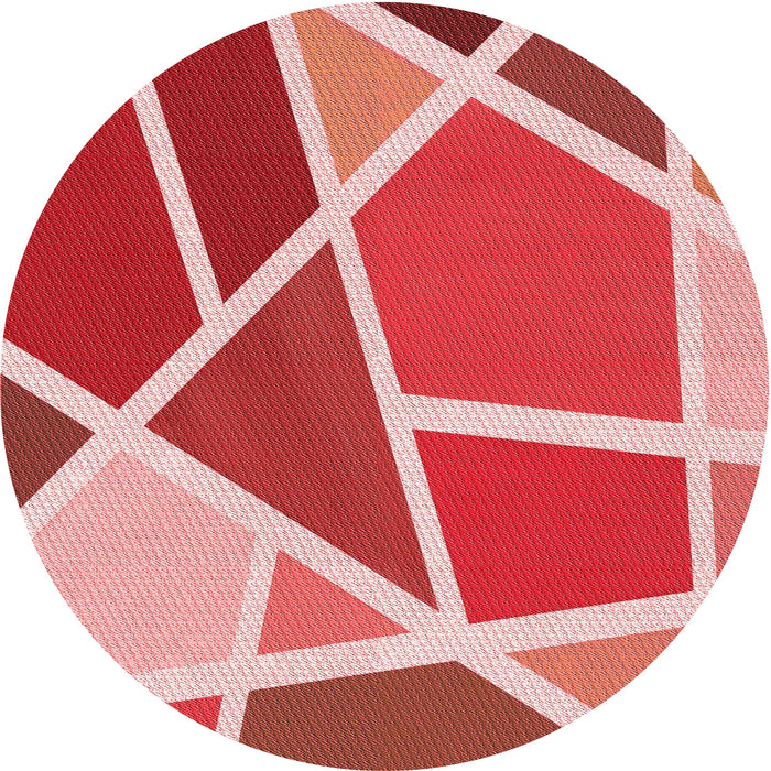 Square Machine Washable Transitional Red Rug in a Living Room, wshpat29rd