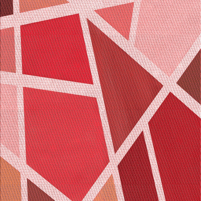 Machine Washable Transitional Red Rug, wshpat29rd
