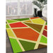 Machine Washable Transitional Green Rug in a Family Room, wshpat29yw