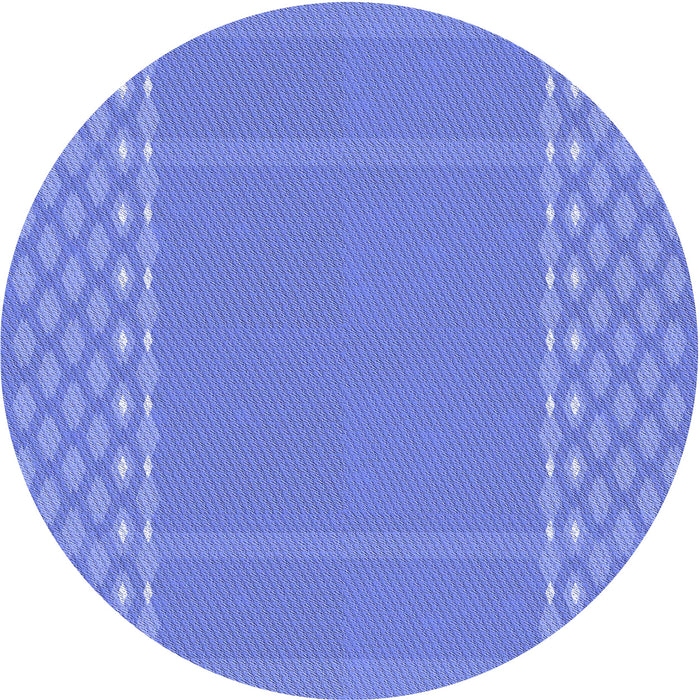 Square Patterned Sky Blue Rug, pat290blu