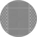 Square Patterned Silver Gray Rug, pat290gry