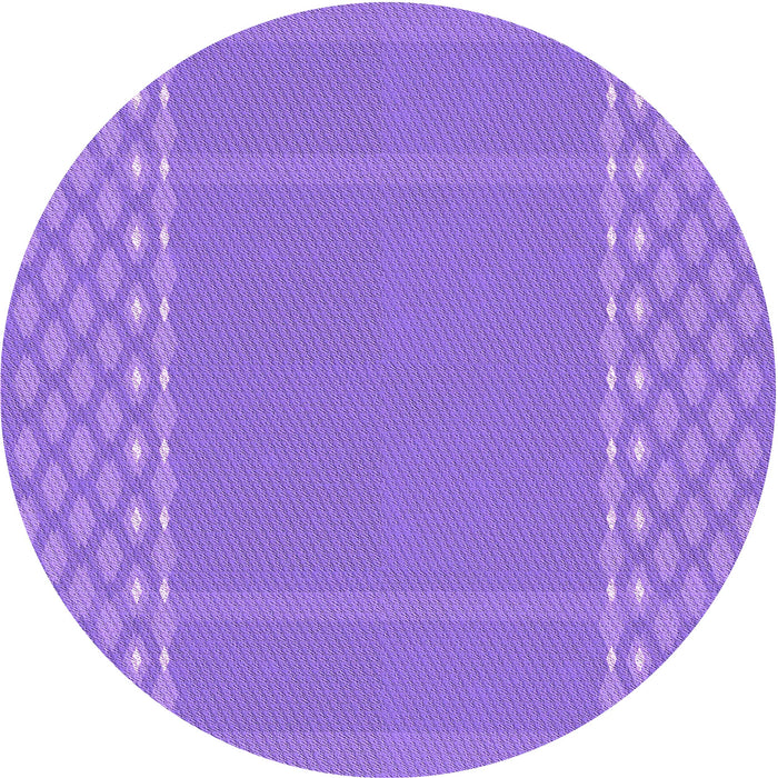 Square Patterned Purple Rug, pat290pur