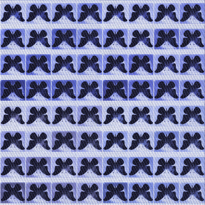 Round Machine Washable Transitional Blue Rug, wshpat2900blu