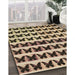 Machine Washable Transitional Bakers Brown Rug in a Family Room, wshpat2900brn