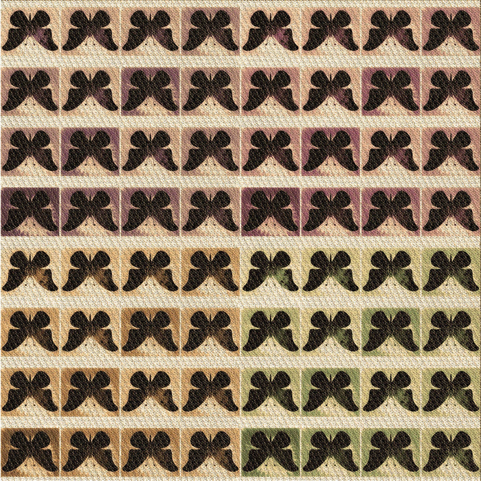 Round Patterned Bakers Brown Rug, pat2900brn