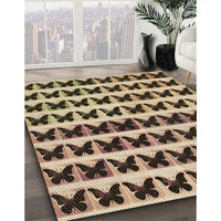 Patterned Bakers Brown Rug, pat2900brn