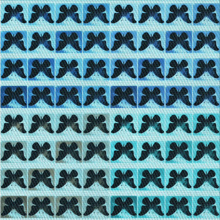 Round Patterned Medium Teal Green Rug, pat2900lblu