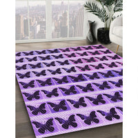 Patterned Purple Rug, pat2900pur