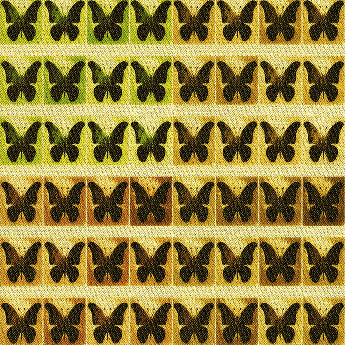 Patterned Bold Yellow Rug, pat2900yw