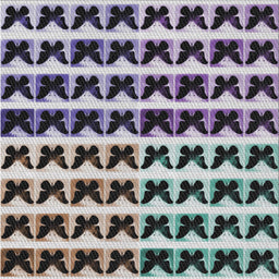 Square Patterned Platinum Silver Gray Novelty Rug, pat2900