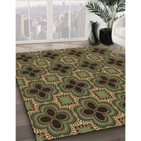 Patterned Milk Chocolate Brown Rug, pat2901brn