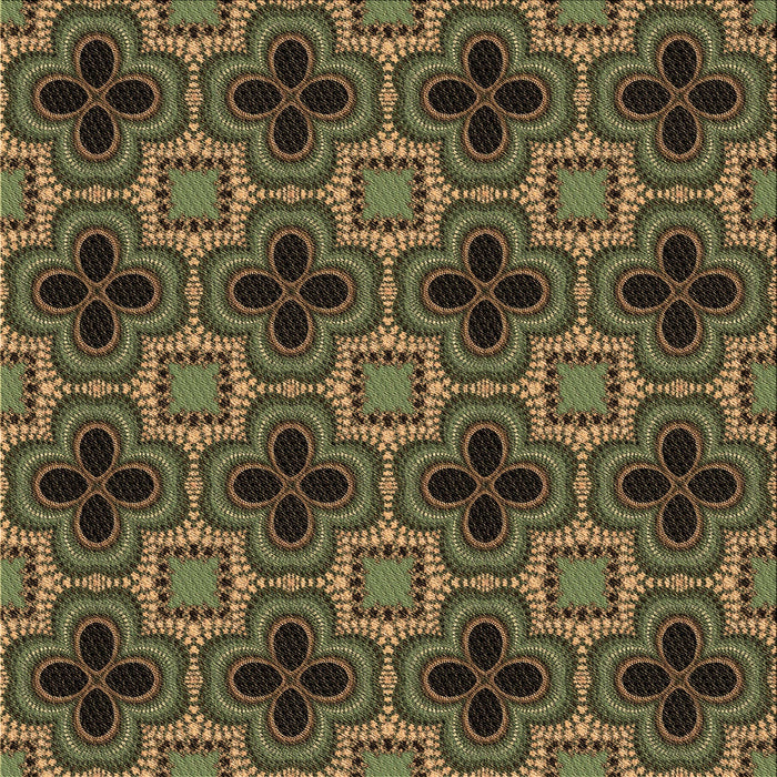 Round Machine Washable Transitional Chocolate Brown Rug, wshpat2901brn