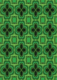 Machine Washable Transitional Deep Emerald Green Rug, wshpat2901grn