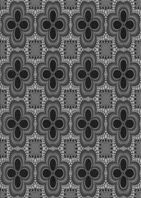 Machine Washable Transitional Charcoal Black Rug, wshpat2901gry