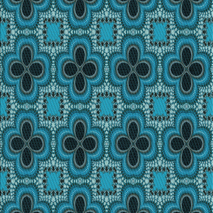 Patterned Blue Rug, pat2901lblu