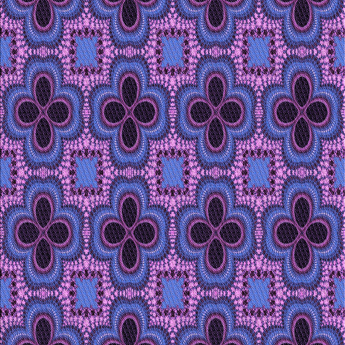 Patterned Medium Slate Blue Rug, pat2901pur