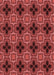 Patterned Cranberry Red Rug, pat2901rd