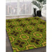 Machine Washable Transitional Pistachio Green Rug in a Family Room, wshpat2901yw