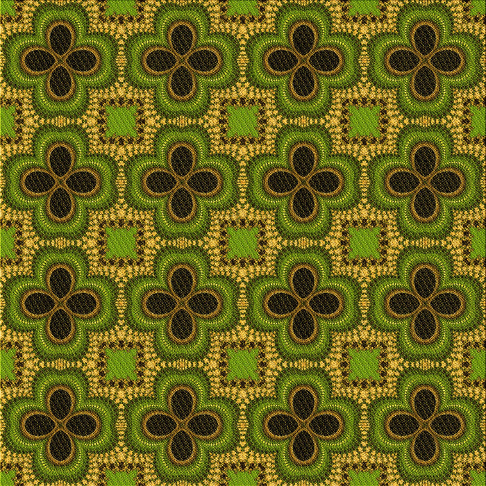 Round Machine Washable Transitional Pistachio Green Rug, wshpat2901yw