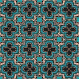 Square Patterned Charcoal Black Novelty Rug, pat2901