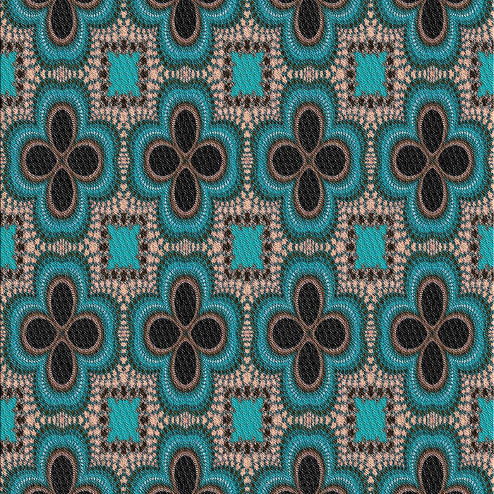 Patterned Charcoal Black Novelty Rug, pat2901