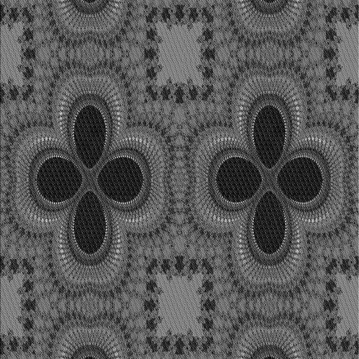 Patterned Platinum Gray Rug, pat2902gry