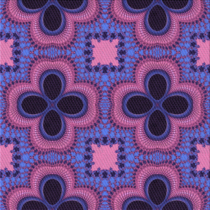 Round Patterned Purple Rug, pat2902pur