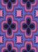 Patterned Purple Rug, pat2902pur