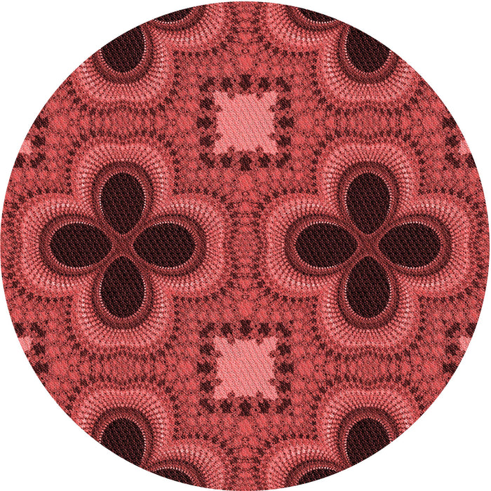 Square Machine Washable Transitional Red Rug in a Living Room, wshpat2902rd