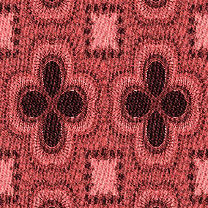 Patterned Red Rug, pat2902rd