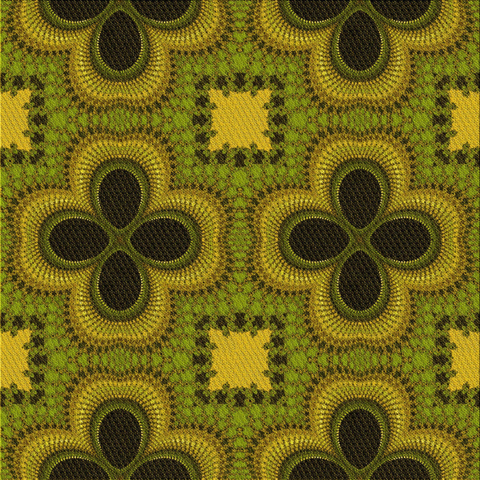 Round Patterned Bakers Brown Rug, pat2902yw